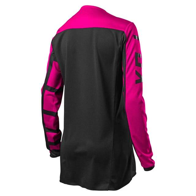Motokrosový dres FOX 180 Djet Black pink MX22 - černá/růžová