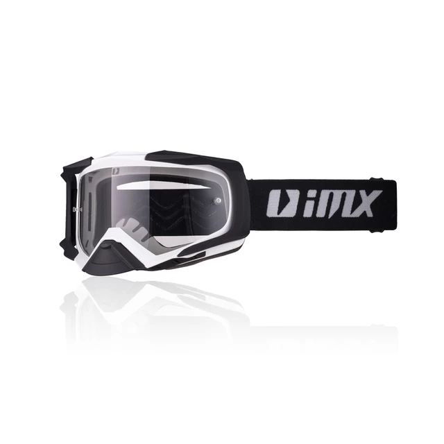 Motocross Goggles iMX Dust - Black Matt - White-Black Matt