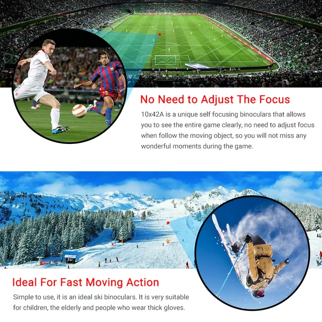 Dalekohled Apexel 10x42 AutoFocus