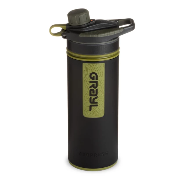 Water Purifier Bottle Grayl Geopress - Camo Black