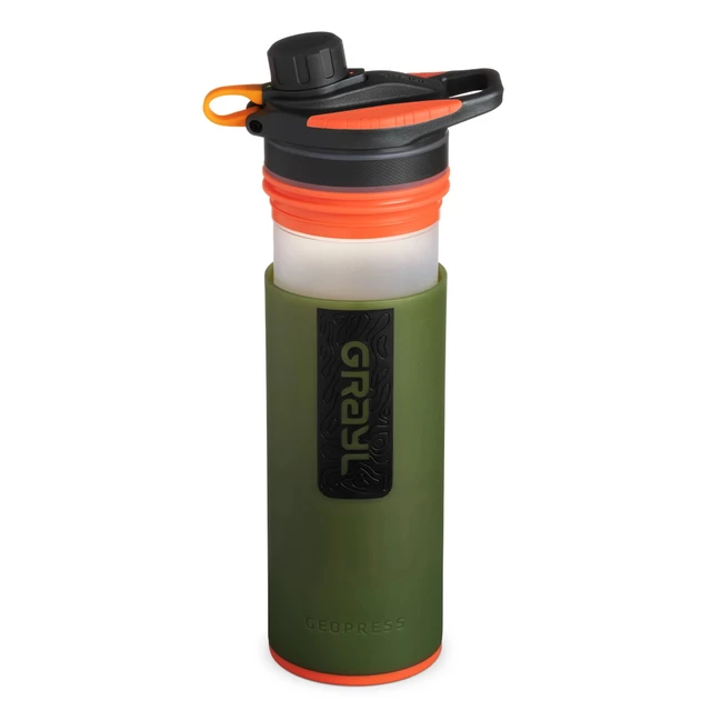 Water Purifier Bottle Grayl Geopress - Camo Black