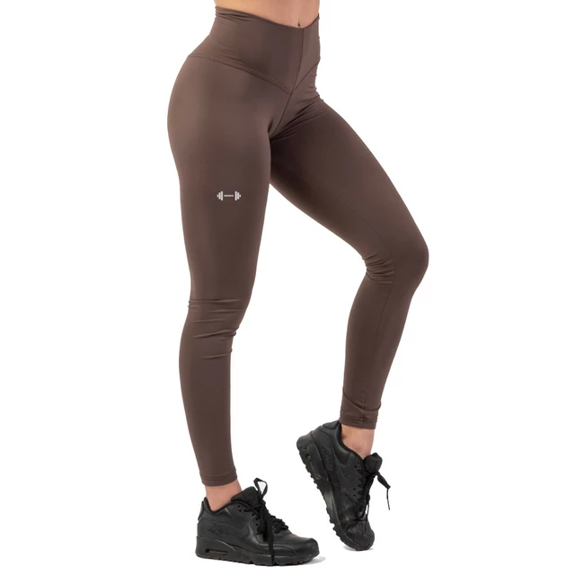 Nebbia Classic Performance magas derekú leggings - fekete - barna