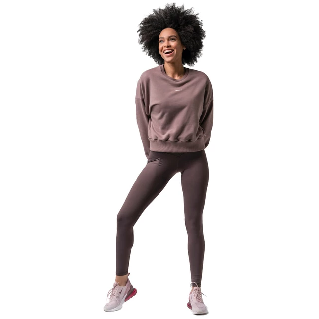 Nebbia Classic Performance magas derekú leggings - sötét szürke