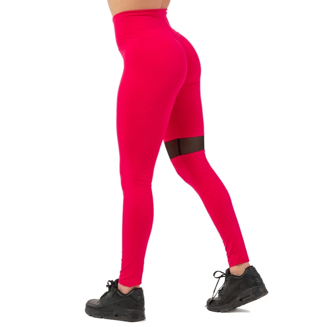 Nebbia leggings Sporty magas derékkal és oldalzsebbel - fekete