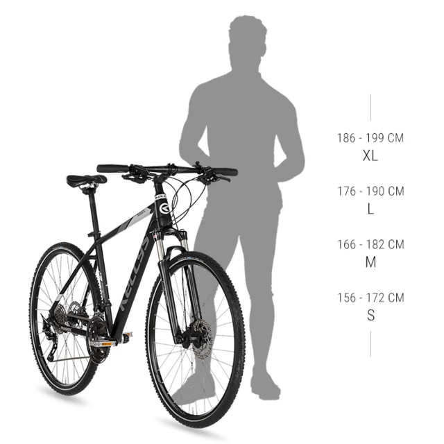 Pánsky crossový bicykel KELLYS PHANATIC 10 28" - model 2020 - M (19'')