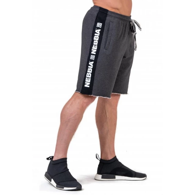 Men’s Shorts Nebbia Limitless Essential 177 - Black - Light Grey