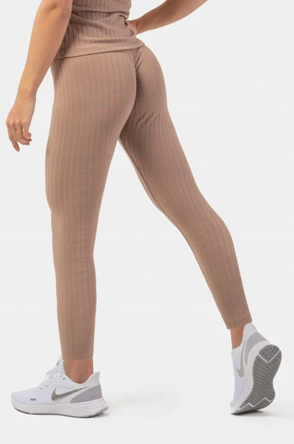 Nebbia biopamut bordázott, magas derekú leggings