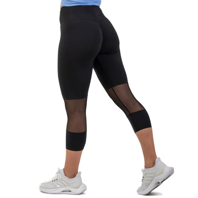 Női magas derekú leggings Nebbia 406 - fekete