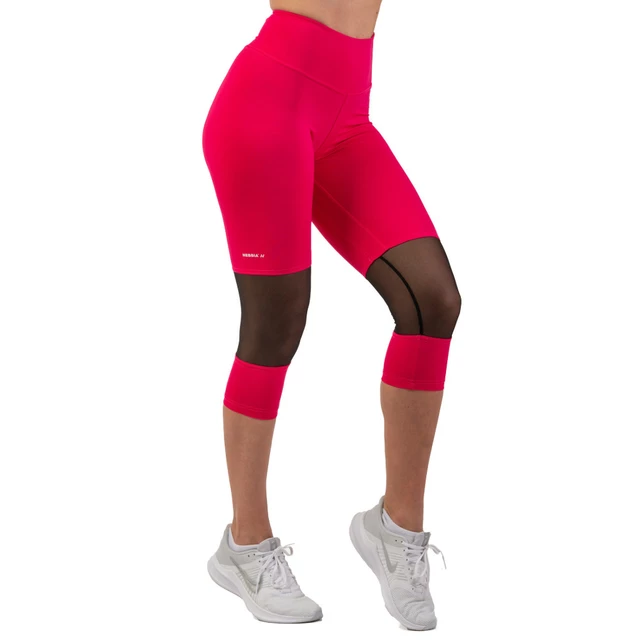 Női magas derekú leggings Nebbia 406 - pink - pink