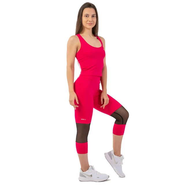 Női magas derekú leggings Nebbia 406 - fekete