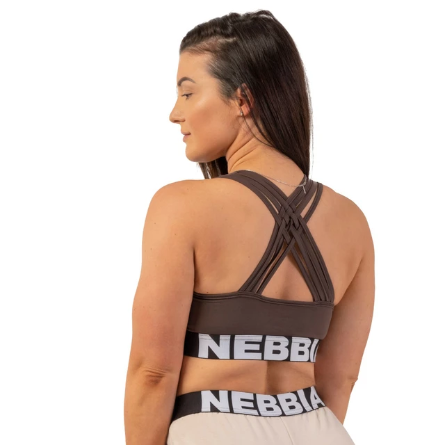 Sportovní podprsenka Nebbia Cross Back 410 - Black