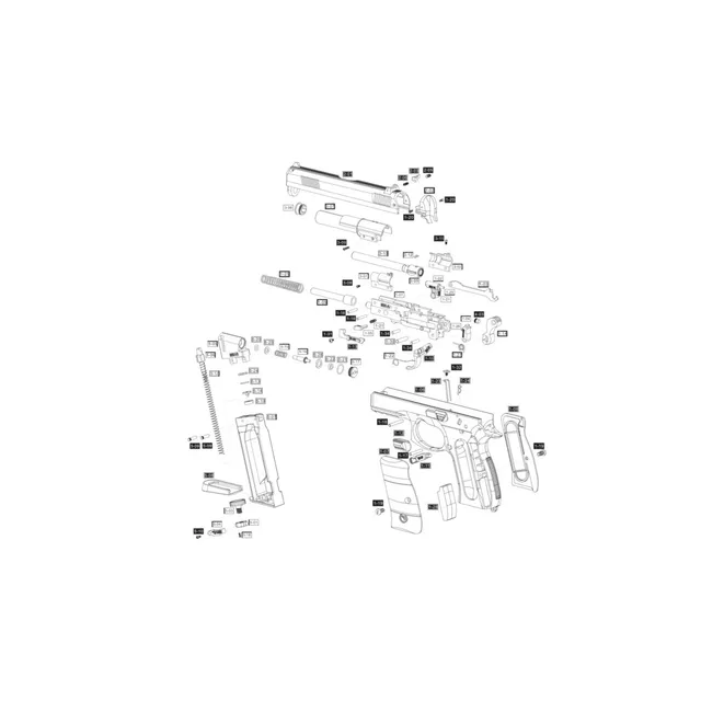 Vzduchová pistole ASG CZ-75 D Compact DT 4,5 mm