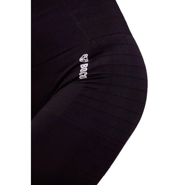 Női leggings Boco Wear Black Plain Push Up