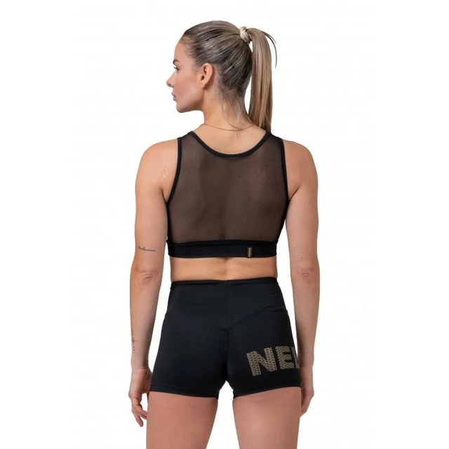 Nebbia Gold Mesh 830 Damen Minitop