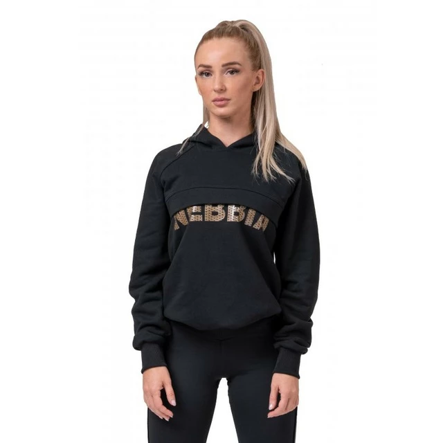 Nebbia Intense Focus 825 Damen-Sweatshirt - schwarz - schwarz