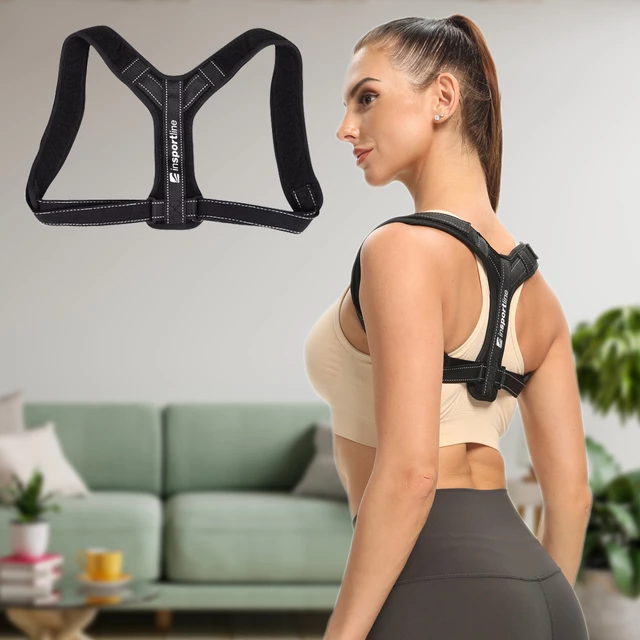 Posture Corrector inSPORTline Postfort - Black - Black