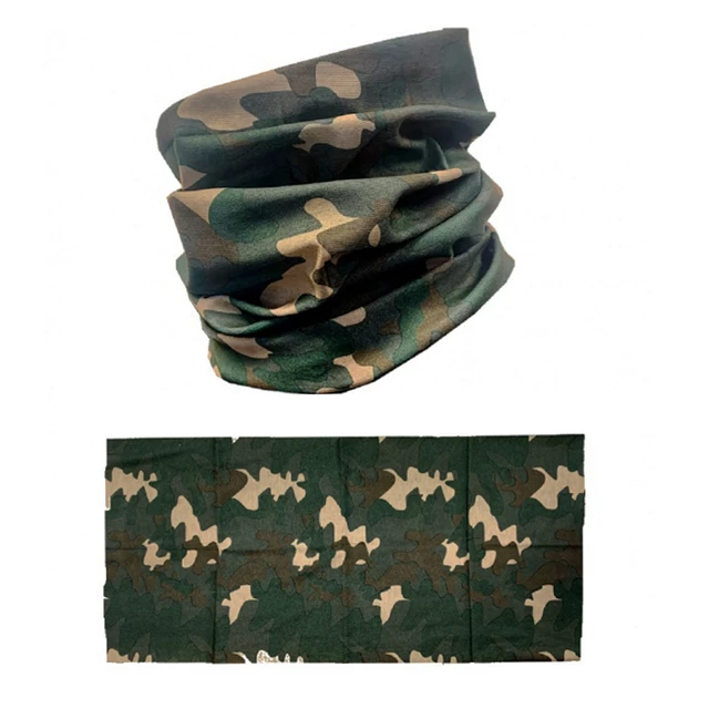 Nákrčník MTHDR Scarf Green Camo