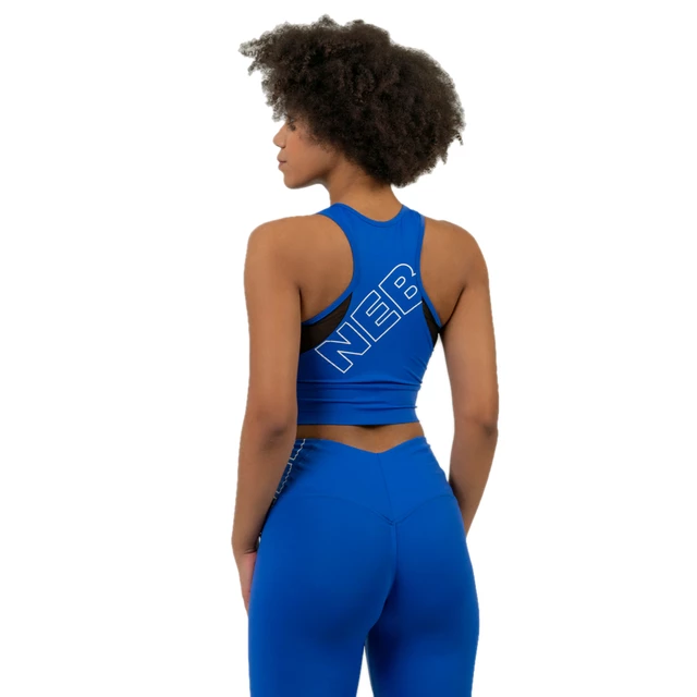 Párnázott sportmelltartó Nebbia FIT Activewear 437 - kék