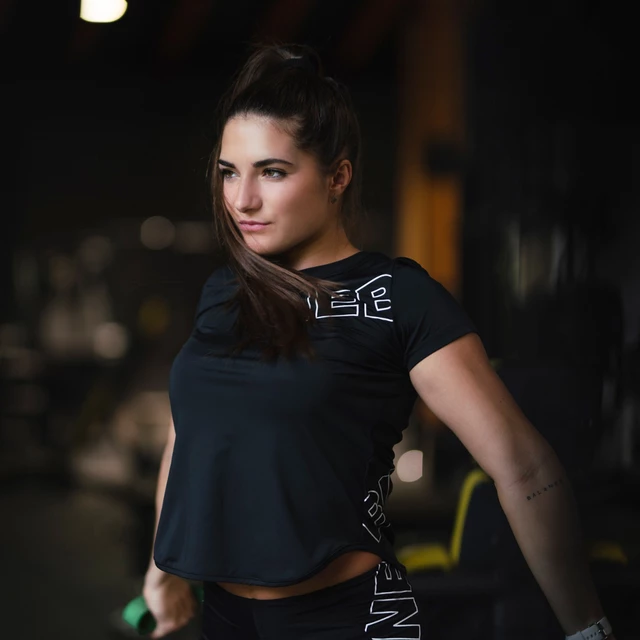 Funkcionális női póló Nebbia FIT Activewear 440 - fekete