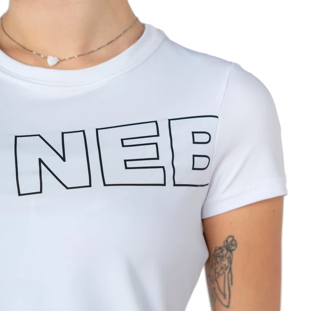 Women’s Short-Sleeved T-Shirt Nebbia FIT Activewear 440 - White