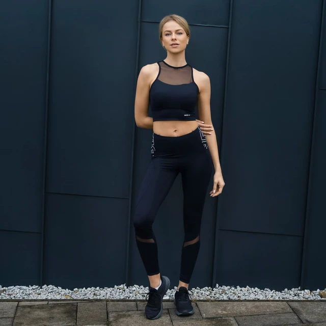 Dámské legíny s vysokým pasem Nebbia FIT Activewear 443 - Lila