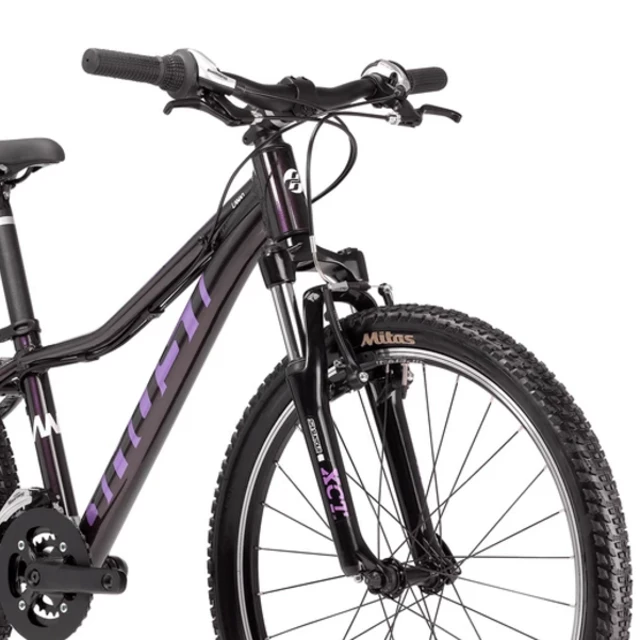 Juniorský bicykel Ghost Lanao 24" Base - Purple / White