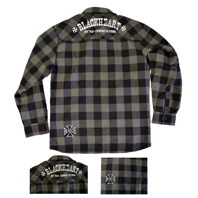 Long Sleeve Shirt BLACK HEART Duke - Grey