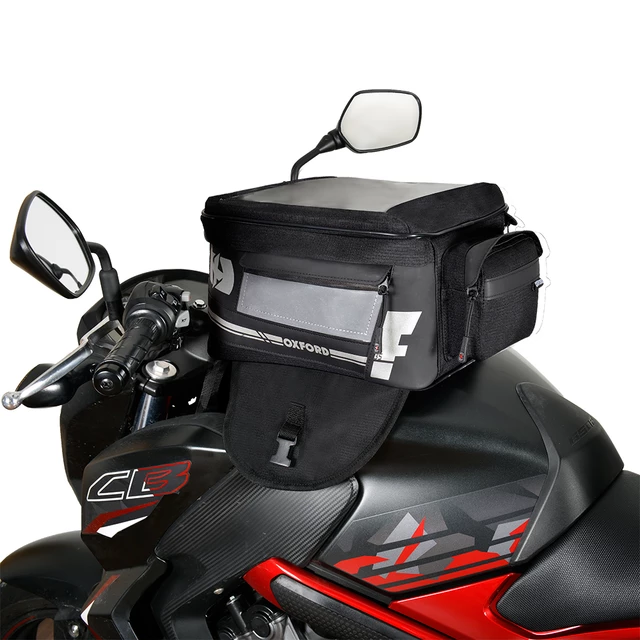 Motorcycle Tank Bag Oxford F1 Magnetic 35 L Black