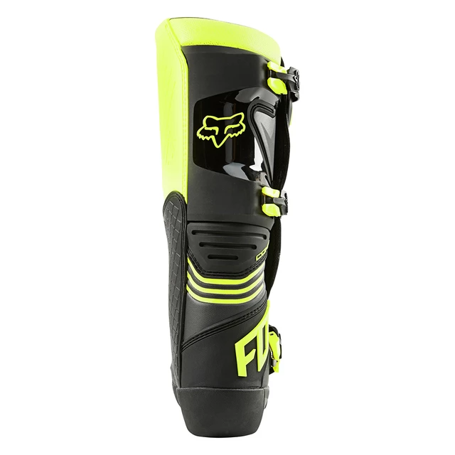 Motocross Boots FOX Comp Black Yellow MX22 - Black/Fluo Yellow