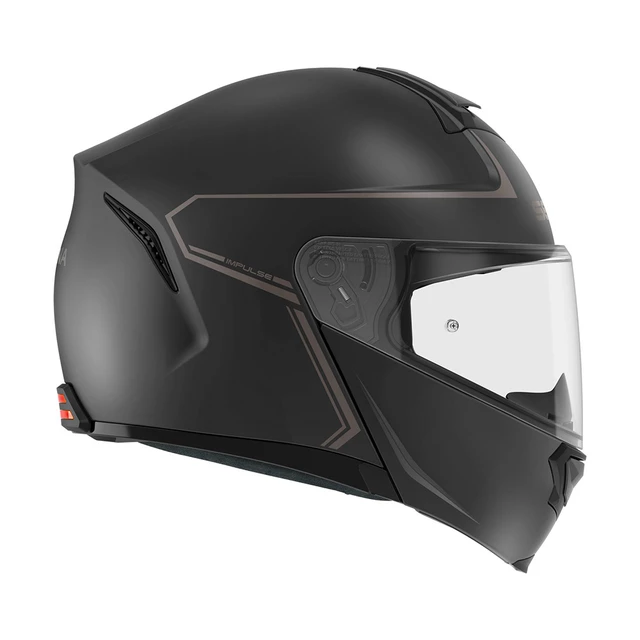 Moto přilba SENA Impulse s integrovaným Mesh headsetem Matt Black