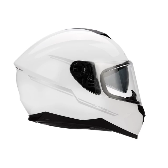 Motorcycle Helmet SENA Outride w/ Integrated Headset Glossy White - Glossy White