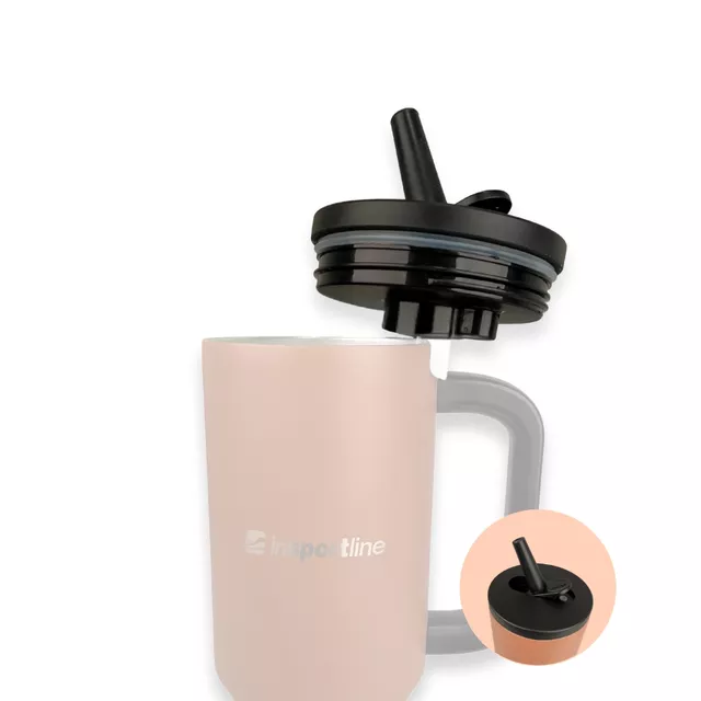 Replacement Lid for Insulated Travel Mug inSPORTline Cocoanna 1,200 ml - kávová - kávová