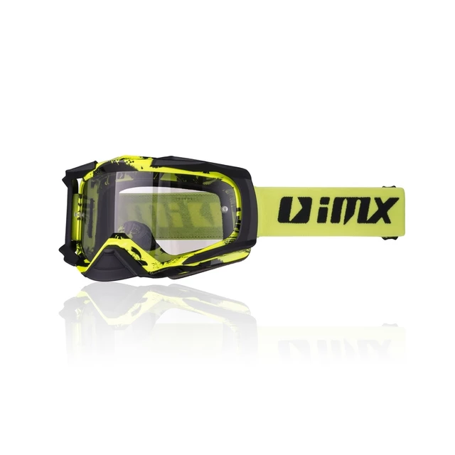 Motocross Goggles iMX Dust Graphic - Fluo Yellow-Black Matt - Fluo Yellow-Black Matt