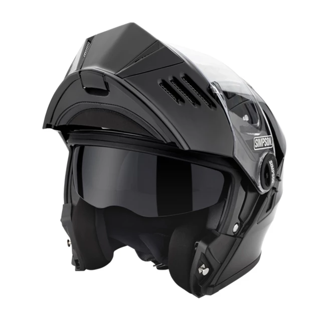 Motorcycle Helmet Simpson Darksome Black