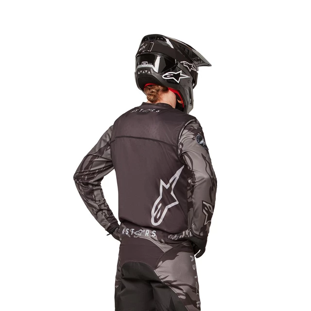 Motokrosový dres Alpinestars Racer Tactical čierna/šedá