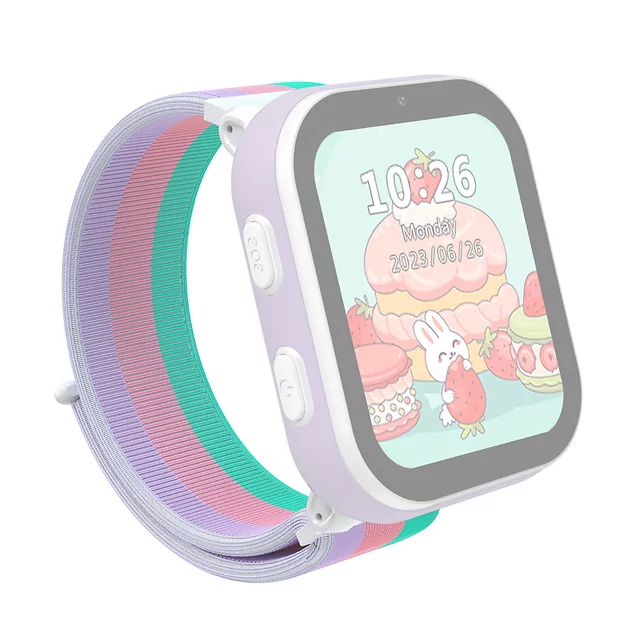 Náhradní řemínek pro chytré hodinky inSPORTline Cubbio - růžovo-zeleno-fialová