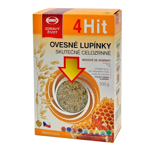 4Hit celozrnné lupínky
