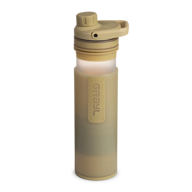 Water Purifier Bottle Grayl UltraPress - Desert Tan