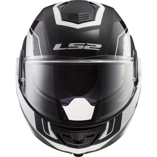 Flip-Up Motorcycle Helmet LS2 FF399 Valiant Lumen / H-V Yellow - Prox Matt H-V Yellow Black