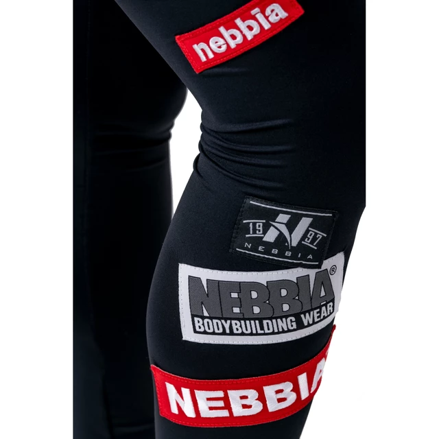 Dámske legíny Nebbia High Waist Labels 504 - Black