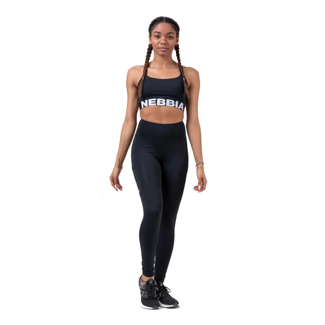 Nebbia High Waist Fit&Smart 505 Damen Leggings - schwarz