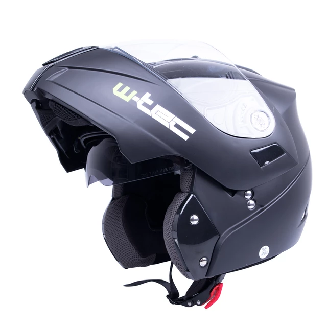 Kask motocyklowy szczękowy otwierany z blendą W-TEC NK-839