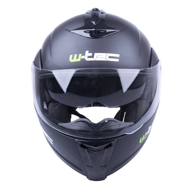 Kask motocyklowy szczękowy otwierany z blendą W-TEC NK-839