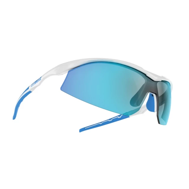 Bliz Prime sportliche Sonnenbrille - weiß-blau