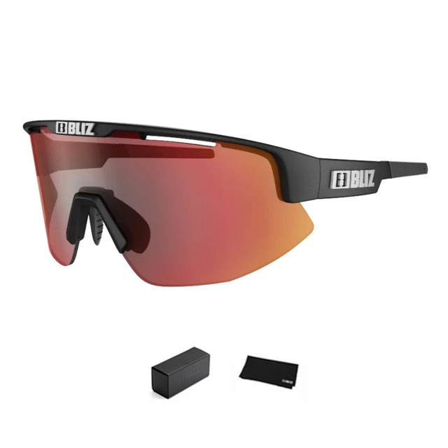 Sports Sunglasses Bliz Matrix - White - Shiny Black