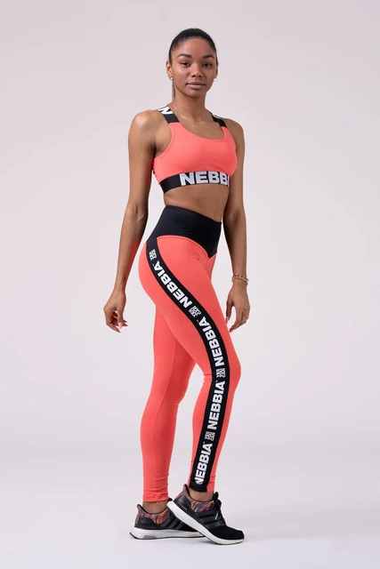 Női ikonikus leggings Nebbia Power Your Hero 531 - Őszibarack