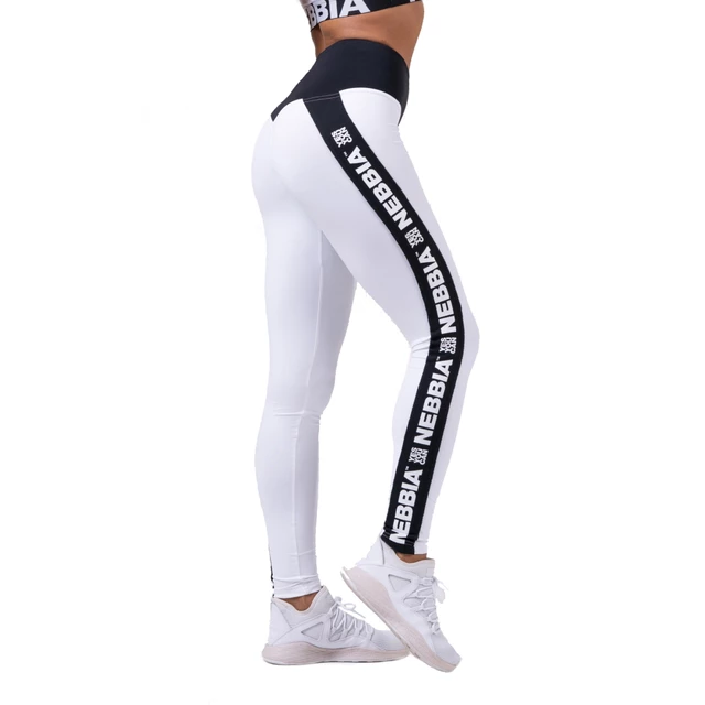 Iconic Women’s Leggings Nebbia Power Your Hero 531 - White - White