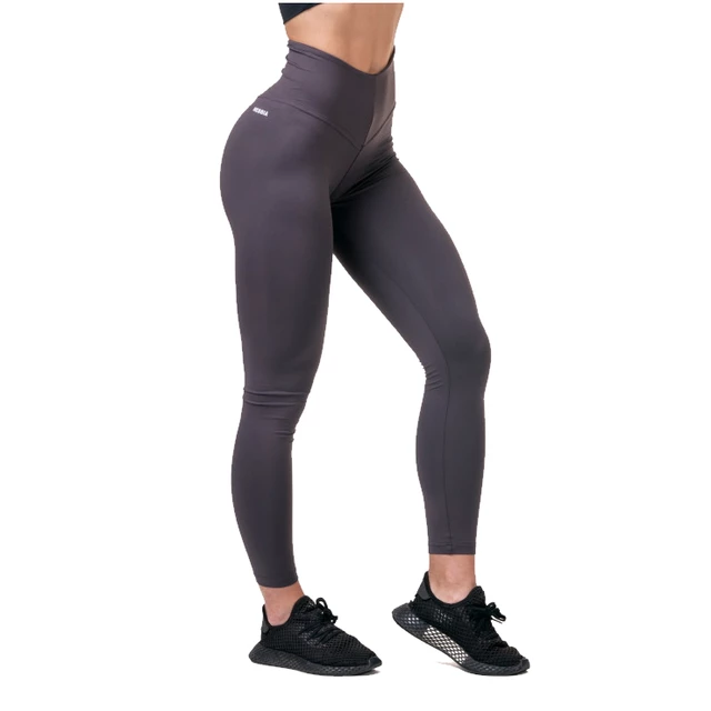 Women’s High-Waisted Leggings Nebbia Classic Hero 570 - Marron - Marron