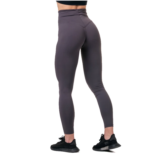 Legginsy damskie z wysokim stanem Nebbia Classic Hero 570 - Ciemny zielony