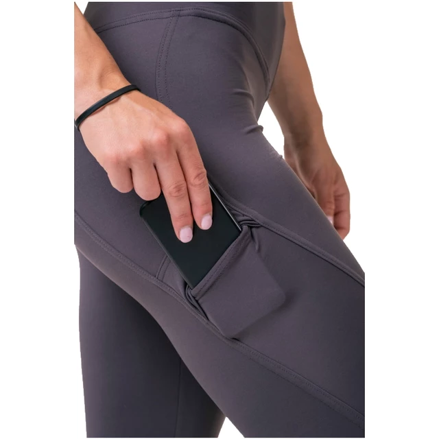 Női leggings magas derékkal Nebbia Fit & Smart 572 - Marron